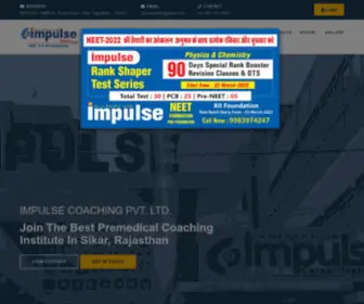 Impulsesikar.com(Impulse Career Institute) Screenshot