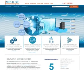 Impulsetechuae.com(IT Service Provider) Screenshot