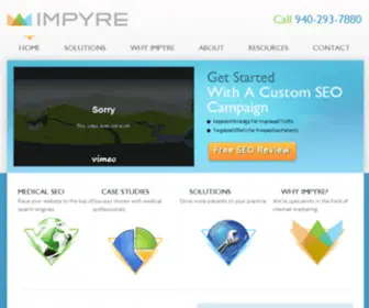 Impyre.com(Medical SEO) Screenshot