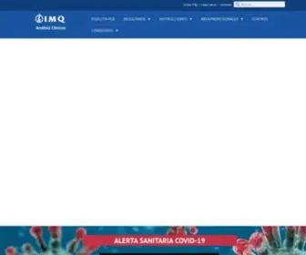 Imqanalisis.es(IMQ análisis clínicos en Bilbao. Análisis clínicos completos en centros IMQ) Screenshot