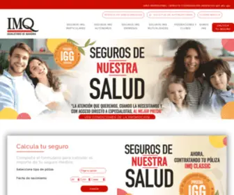 ImqNavarra.com(IMQ, Somos parte de tu vida IMQ Navarra, un seguro de salud para todos) Screenshot