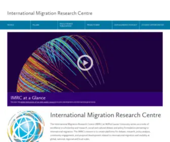 IMRC.ca(Wilfrid Laurier University) Screenshot