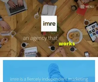 Imre.com(A full service marketing & communications agency) Screenshot