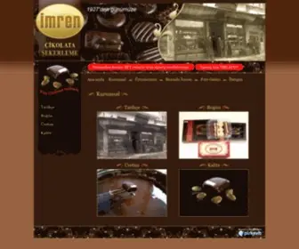 Imrensekerleme.com(İmren Çikolata) Screenshot