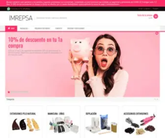 Imrepsa.com(Extensiones de pelo natural) Screenshot