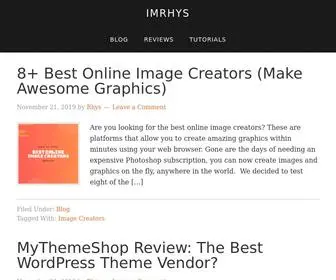Imrhys.com(Internet Marketing Is Easy) Screenshot