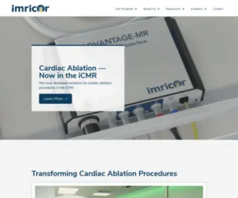 Imricor.com(Pioneering Innovative Medical Technology Since 2006) Screenshot