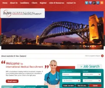 Imrmedical.com(Locum Doctor & Medical Jobs) Screenshot