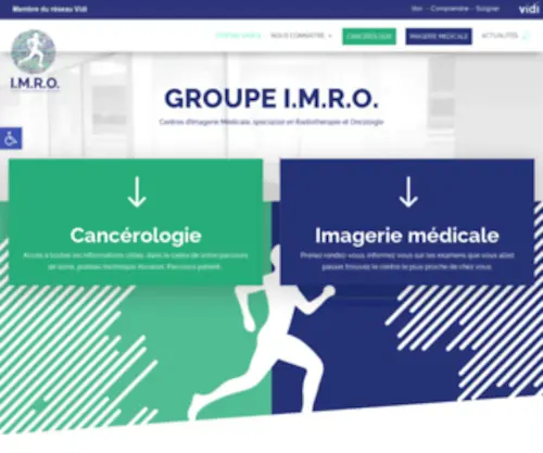 Imro.fr(Accueil Centre de Radiologie et cancérologie) Screenshot