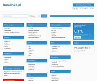 Imrolinks.nl(Meldt uw website aan voor de grootste linkbuilding van Nederland) Screenshot