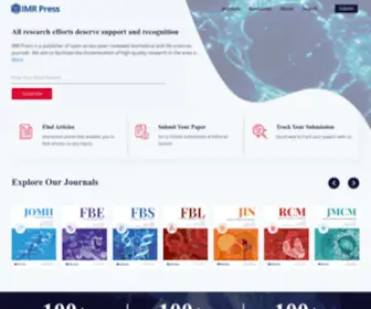Imrpress.com(Imr press) Screenshot
