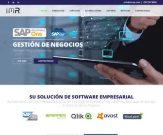 Imrsa.com(Soluciones) Screenshot