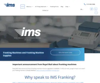 IMS-Franking.co.uk(IMS Royal Mail Authorised franking machine specialists in Berkshire) Screenshot