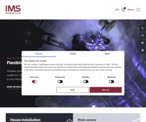 IMS-Robotics.de(Ims robotics en) Screenshot