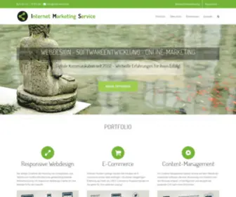 IMS-Server.de(Internetagentur Hamburg & Webdesign & Suchmaschinenoptimierung & Webagentur & eBay XTC Xt) Screenshot