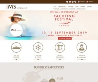 IMS-Shipyard.com(Refit maintenance and yacht réparation on mediterranean) Screenshot