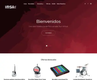 Imsamusic.com(Inicio) Screenshot