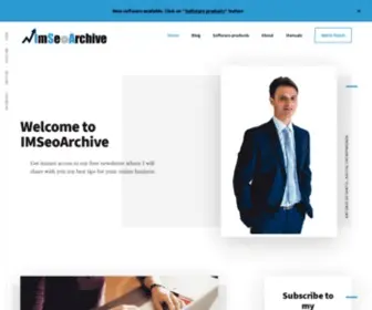 Imseoarchive.com(Online business for serious marketers) Screenshot