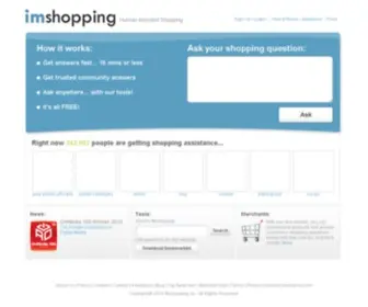 Imshopping.com(Ask and Answer) Screenshot