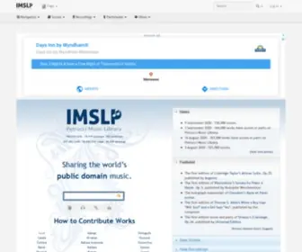 IMSLP.net(Free Sheet Music PDF Download) Screenshot