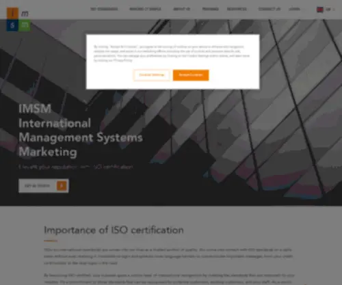 IMSM.com(ISO Consultancy for Certification) Screenshot