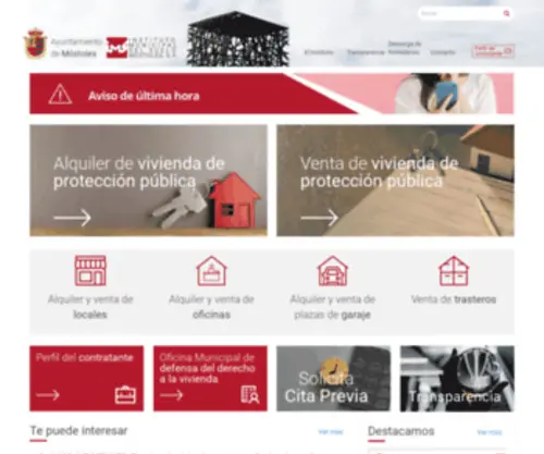 IMSM.es(Página principal) Screenshot