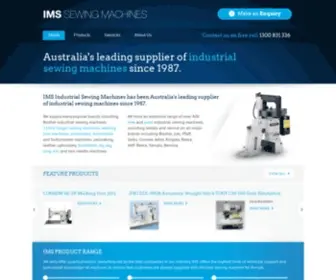 Imsmachines.com(IMS Industrial Sewing Machines Sydney Australia) Screenshot