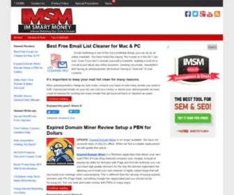Imsmartmoney.com(LEARN INTERNET MARKETING & SEO WITH FREE HOW TO GUIDES) Screenshot