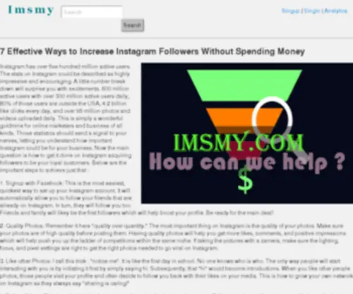 Imsmy.com(Imsmy) Screenshot