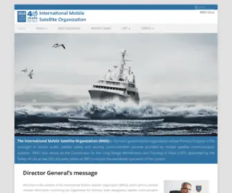 Imso.org(International Mobile Satellite Organization) Screenshot