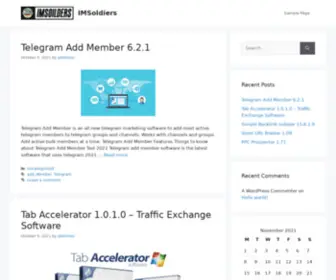 Imsoilders.net(IMSoldiers Black Hat SEO Forum) Screenshot