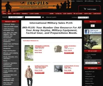 Imsplus.com(Military Surplus and Army Surplus from IMS) Screenshot