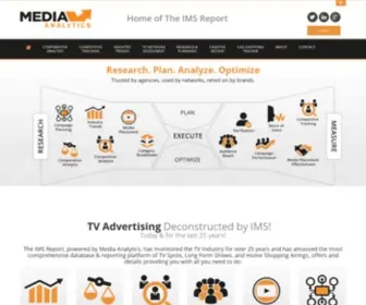 Imsreport.com(Media Analytics and the IMS Report) Screenshot