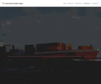 Imsseaman.co.id(Vessel Crewing Service Company) Screenshot