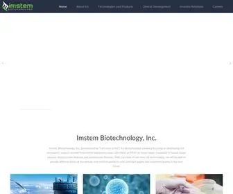 Imstem.com(Imstem Biotechnology) Screenshot