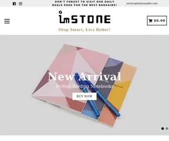 Imstonegifts.com(Online Store for imSTONE Products Made of Stone Paper) Screenshot