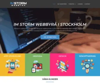Imstorm.com(Webbyrå) Screenshot
