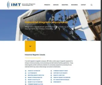 IMT-Inc.com(Industrial Magnets) Screenshot