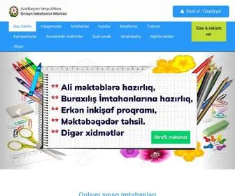 Imtahanlar.az(Online sınaq imtahanları) Screenshot