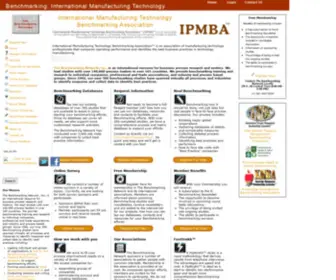 Imtba.com(International Manufacturing Technology Benchmarking Association) Screenshot