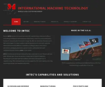 Imtec-INC.com(International Machine Technology) Screenshot