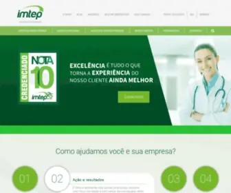 Imtep.com.br(Mão de obra em saúde corporativa) Screenshot
