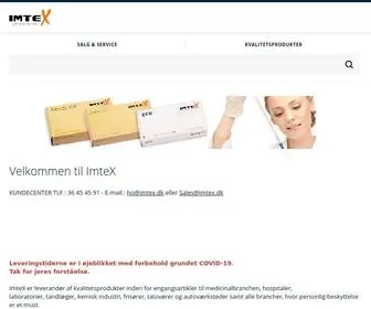 Imtex.dk(Imtex) Screenshot