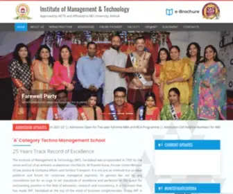 Imtfaridabad.com(Techno-Management Institute in Faridabad) Screenshot