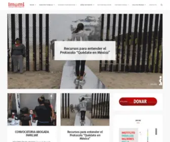 Imumi.org(Instituto para las Mujeres en la Migración) Screenshot