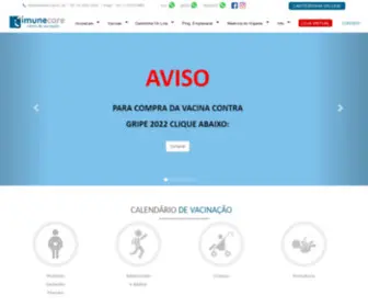 Imunecare.com.br(Imunecare) Screenshot