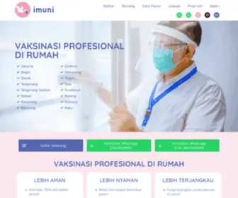 Imuni.id(Vaksinasi Profesional di Rumah) Screenshot
