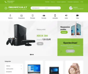 Imunicija.lt(Parduotuv? sukurta naudojant PrestaShop) Screenshot