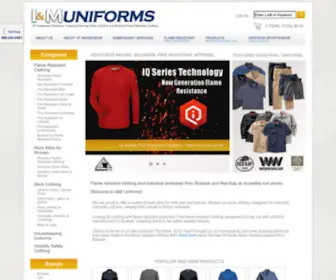 Imuniforms.com(Flame Resistant Clothing and Red Kap Work Uniforms) Screenshot