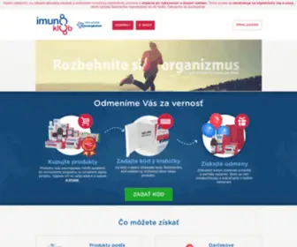 Imunoklub.sk(Vernostný program Imunoglukanu) Screenshot